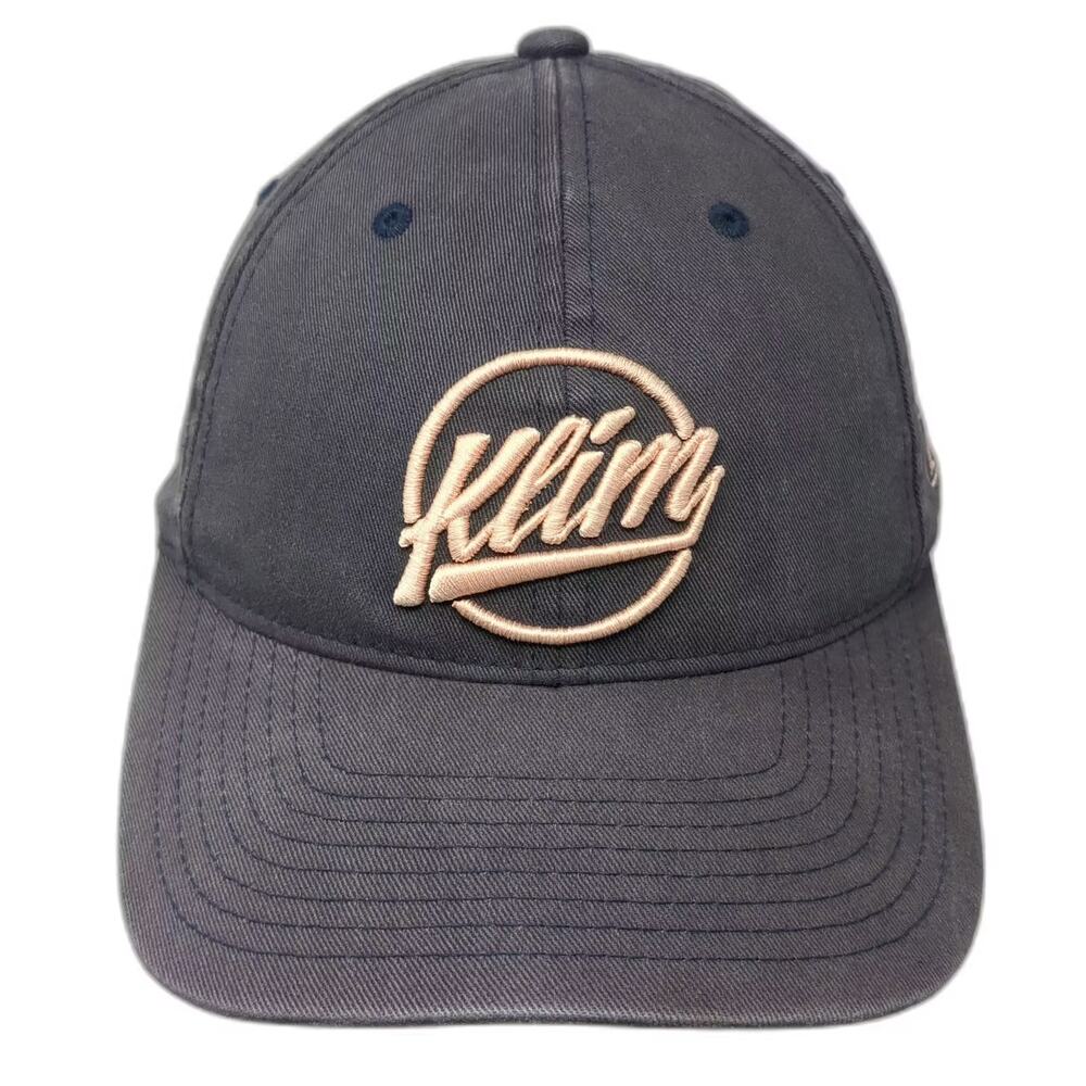 Klim Snapback Blue Gray Hat OS Adjustable Embroidered Logo Cotton Blend Classics